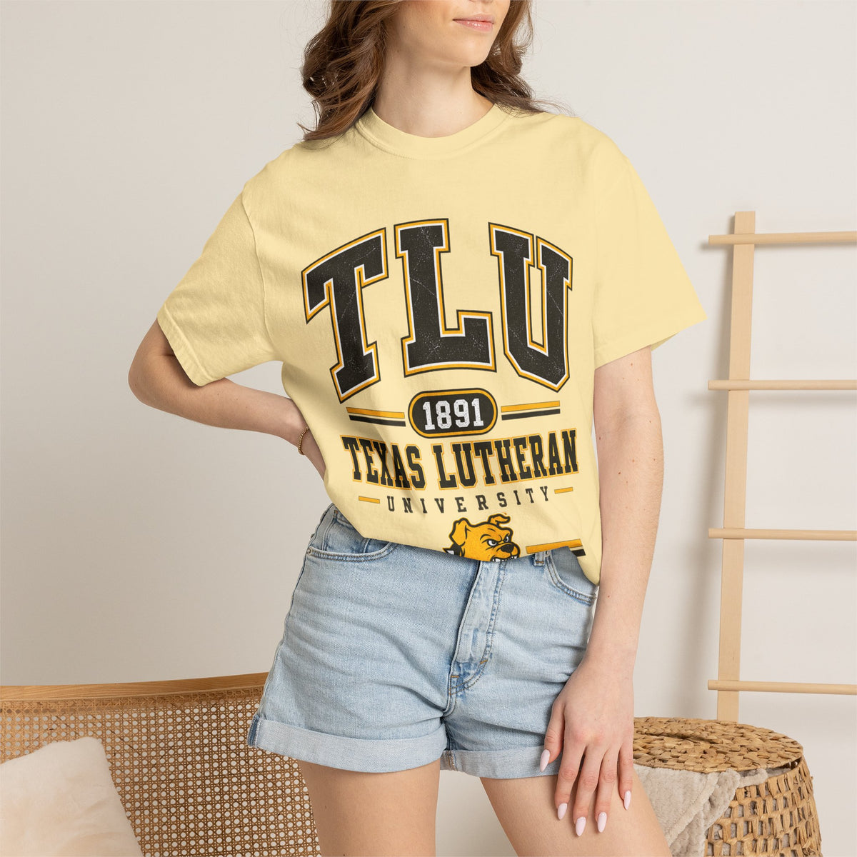 TLU Texas Lutheran University Bulldogs 1891 College T-Shirt