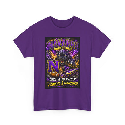 Navarro High Panthers Tee — "Once a Panther, Always a Panther" School Spirit T‑Shirt