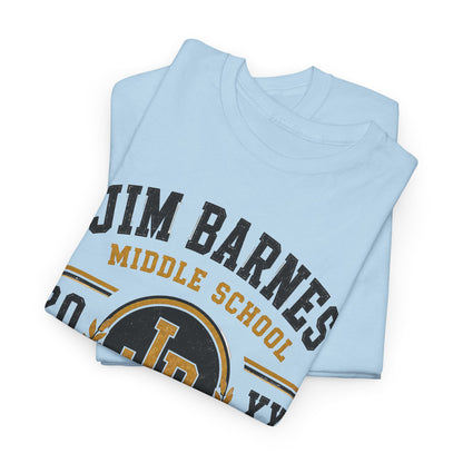 Jim Barnes Middle School Toreadors T-Shirt — School Spirit Tee with JB Crest