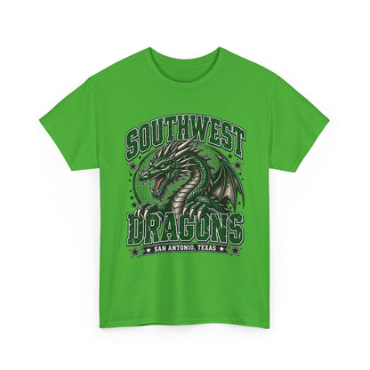Southwest Dragons T-Shirt — San Antonio Texas Green Dragon Graphic Tee