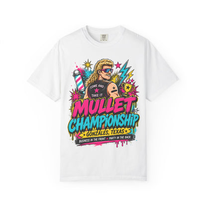 Mullet Championship T-Shirt — "Business in the Front, Party in the Back" Retro Graphic Tee