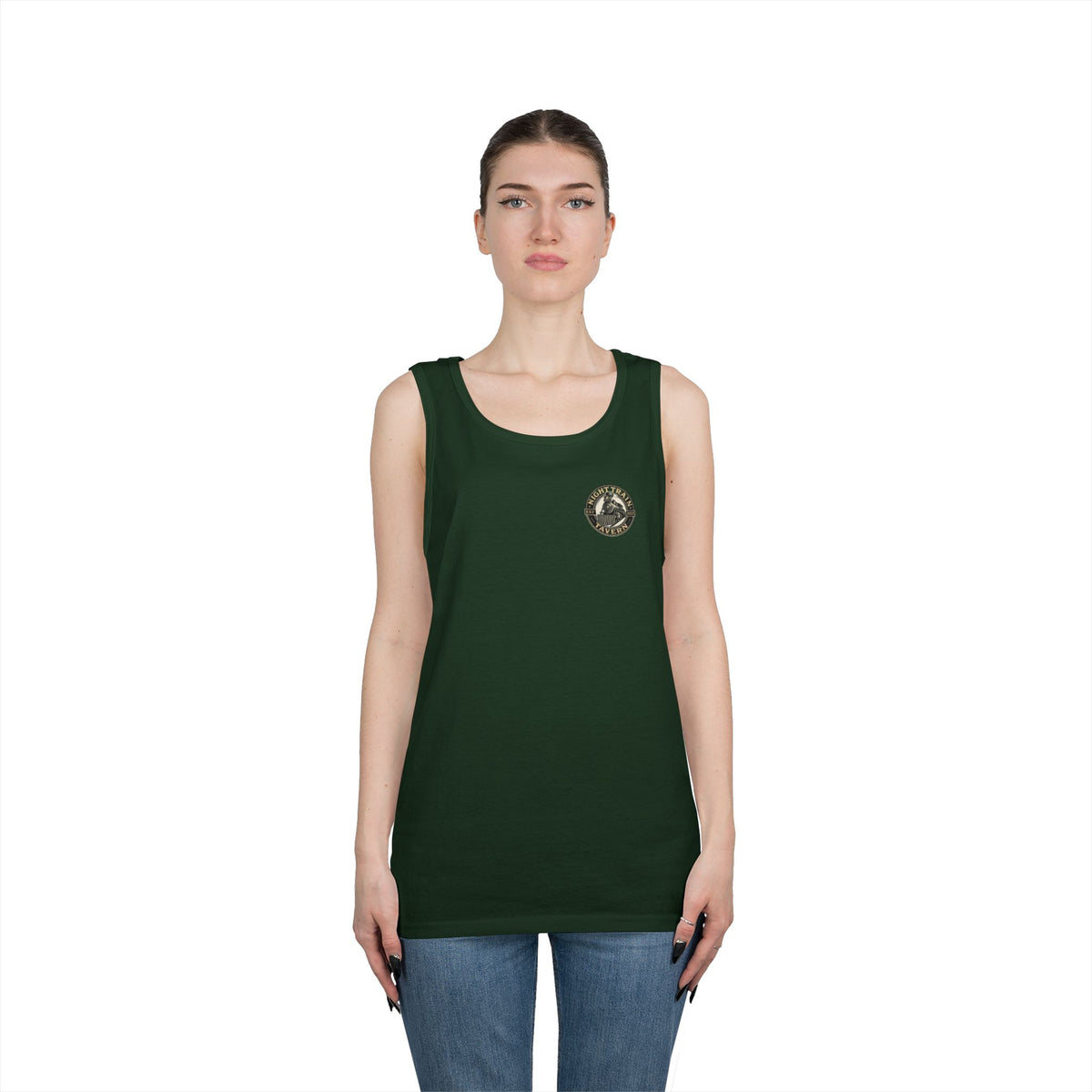Night Train Tavern OG Staff Heavy Cotton Tank Top