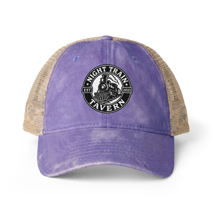 Night Train Tavern Women's Washed Mesh-Back Cap-Embroidery
