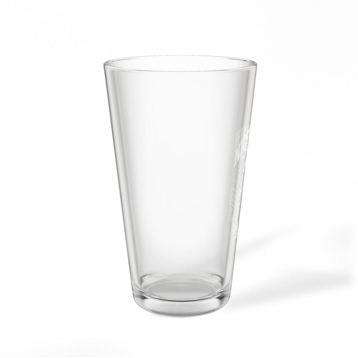 Night Train Pint Glass, 16oz (Engraving)