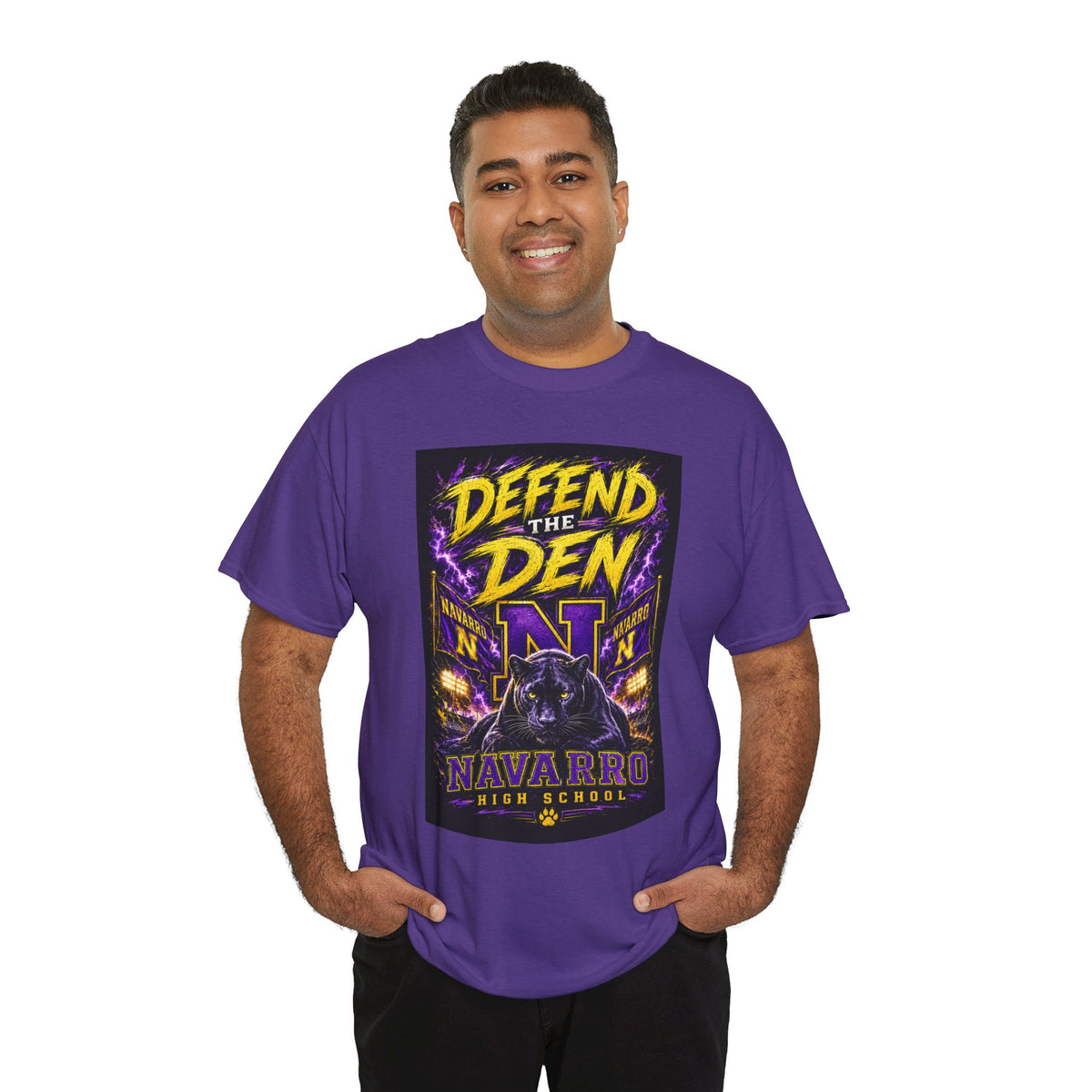 Defend the Den Navarro High School Panther T‑Shirt