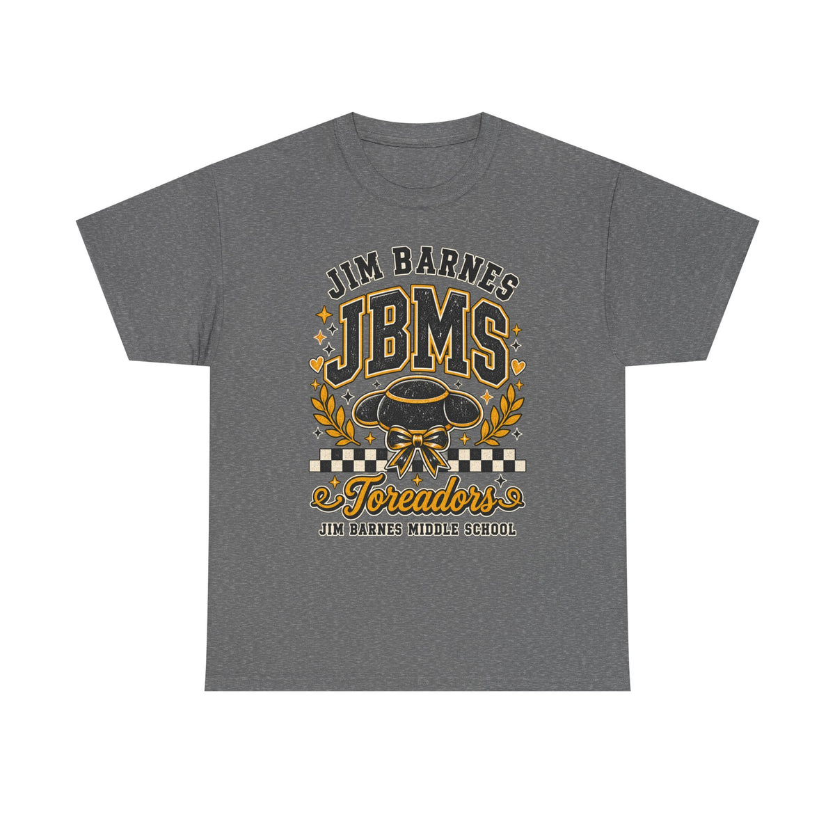 Jim Barnes JBMS Toreadors Middle School T-Shirt