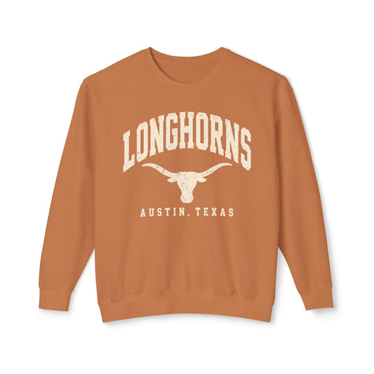 Longhorns Austin Texas Crewneck Sweatshirt