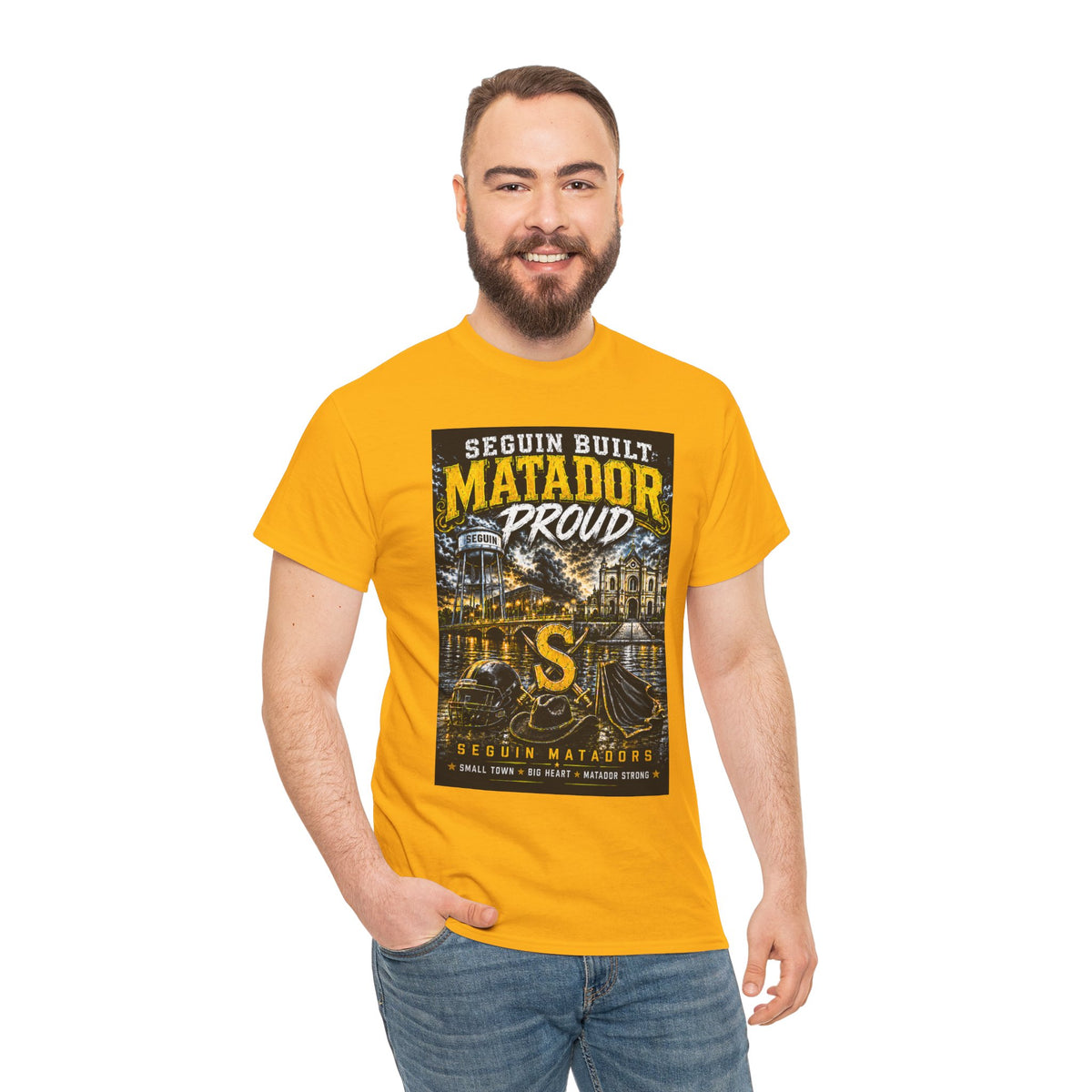 Matador Proud T‑Shirt — Seguin Built Community Tee