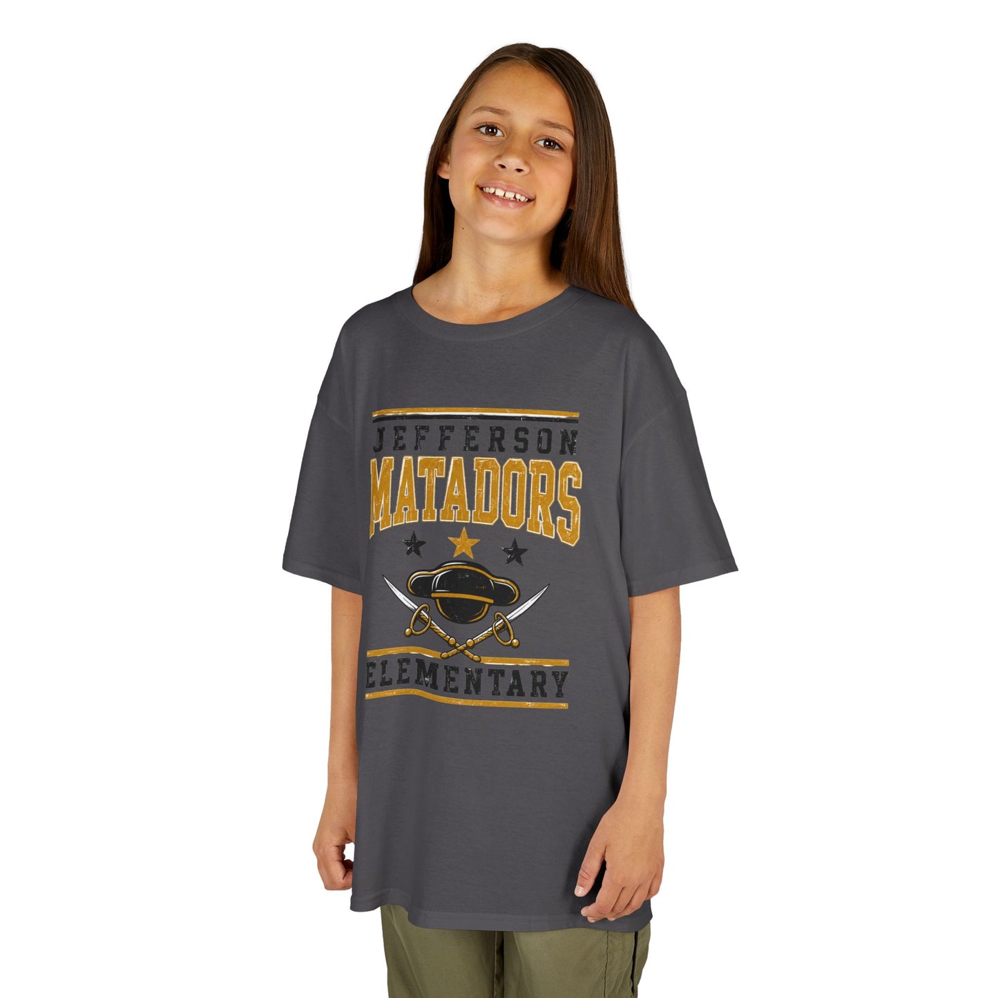 Jefferson Matadors Elementary Kids T-Shirt — School Spirit Tee