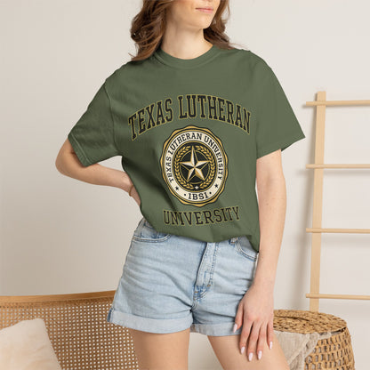 Texas Lutheran University Seal T-Shirt — Vintage Campus Tee