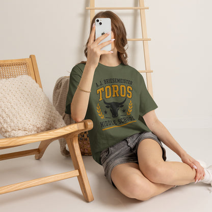 Toros Middle School Tee — A.J. Briesemeister School Spirit T-Shirt
