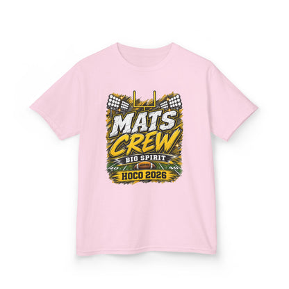 Kids Tee — "Mats Crew Big Spirit Hoco 2026" Football Crewneck