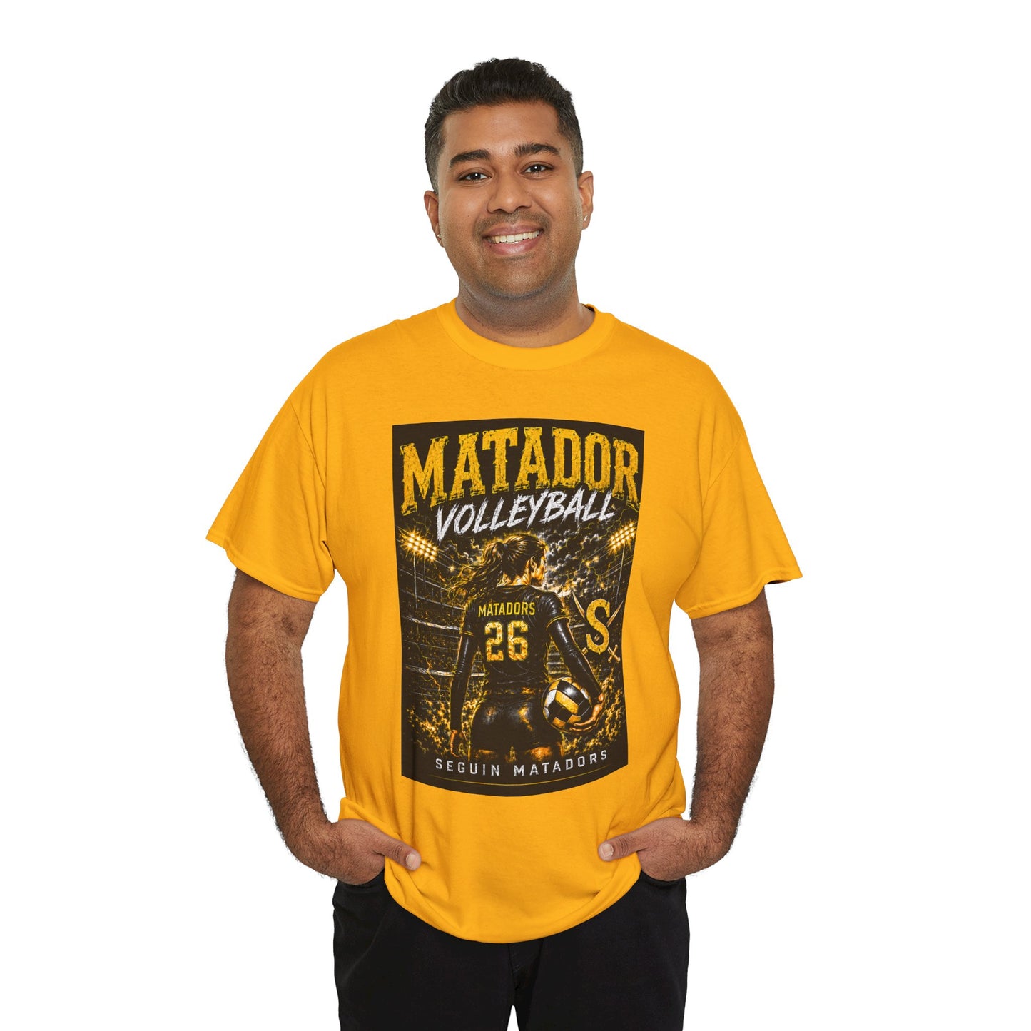 Matador Volleyball Team Tee — Sequoia Matadors Jersey Design