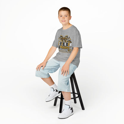 Jefferson Matadors Elementary Kids T-Shirt — School Spirit Bow & Mascot Tee