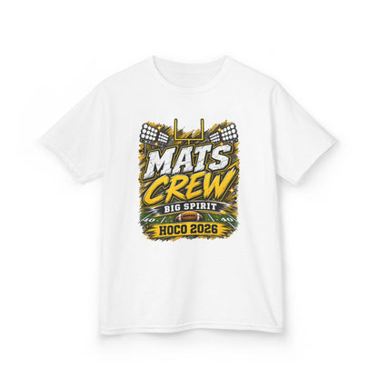 Kids Tee — "Mats Crew Big Spirit Hoco 2026" Football Crewneck