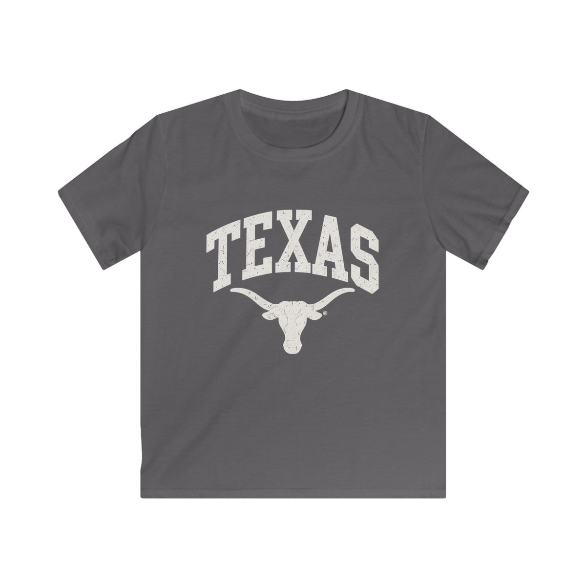 Kids Texas Longhorns Graphic Tee — Vintage Sports School Spirit Shirt