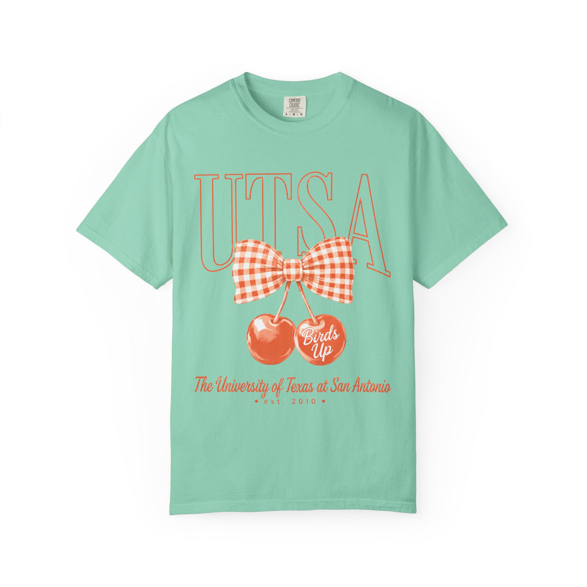UTSA Cherries Graphic T-Shirt — "Birds Up" University of Texas San Antonio Tee