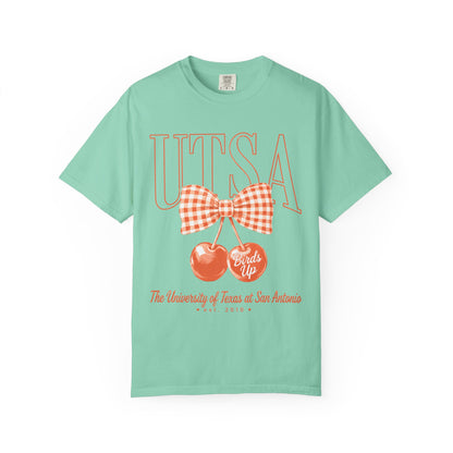 UTSA Cherries Graphic T-Shirt — "Birds Up" University of Texas San Antonio Tee