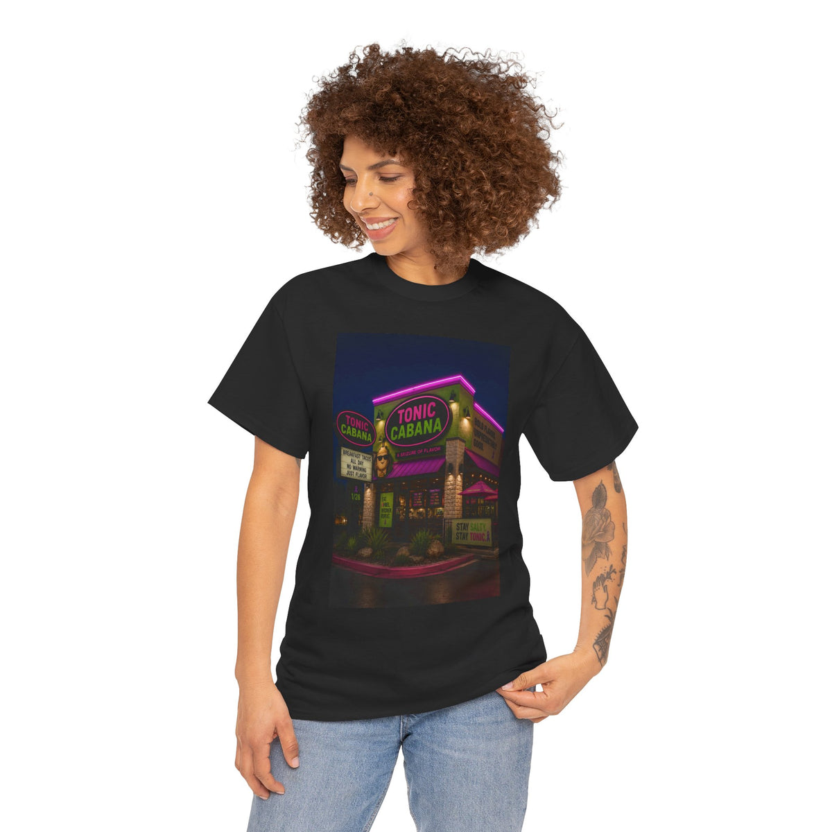 T-Shirt — Neon Tonic Cabana Nightclub Graphic Tee