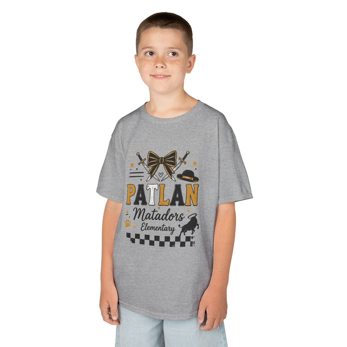 Patlan Matadors Elementary Kids T-Shirt — School Spirit Tee