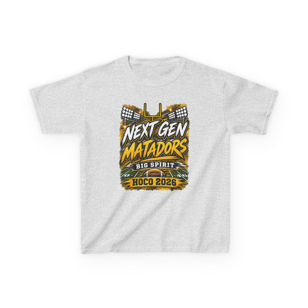 Kids Tee — "Next Gen Matadors" HOCO 2026 Big Spirit School Spirit Shirt