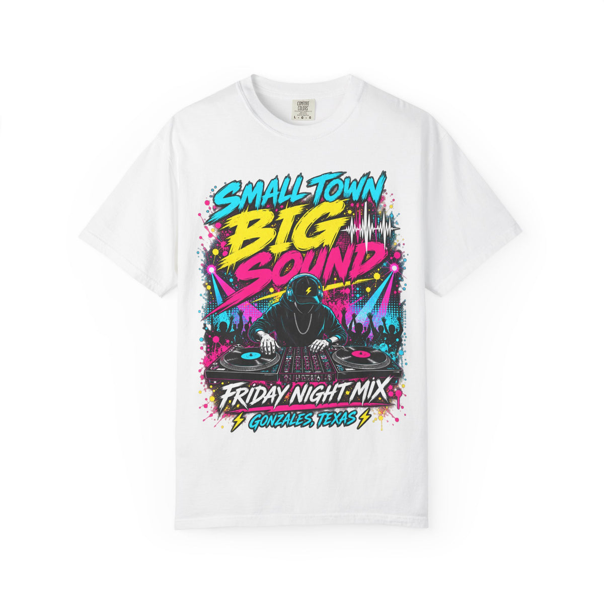 Small Town Big Sound DJ T-Shirt — Friday Night Mix Graphic Tee