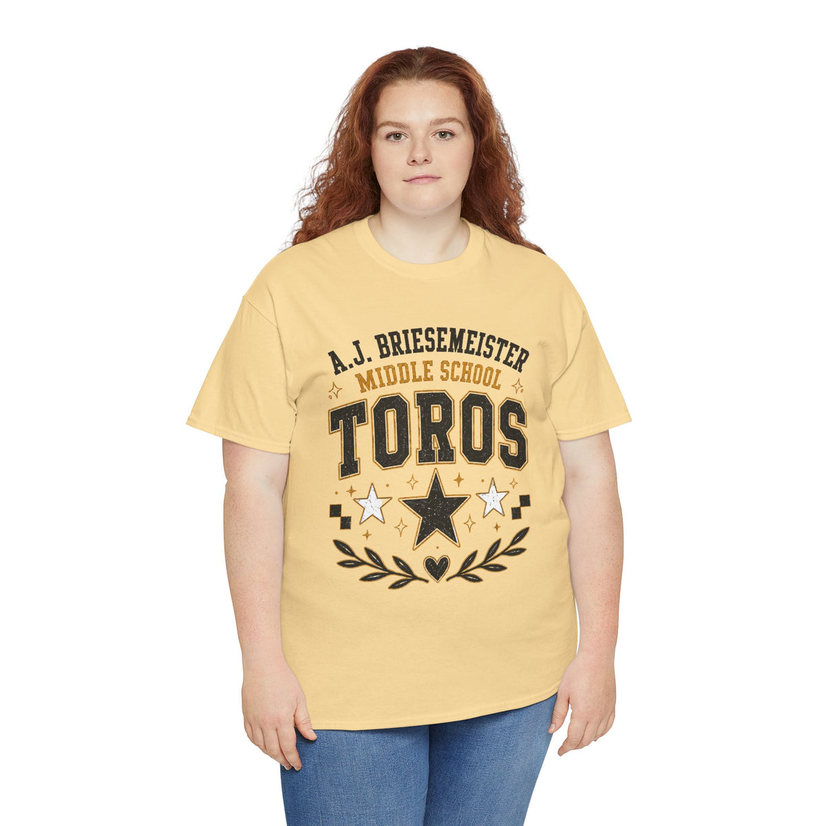 Toros Middle School Tee – A.J. Briesmeister School Spirit Shirt