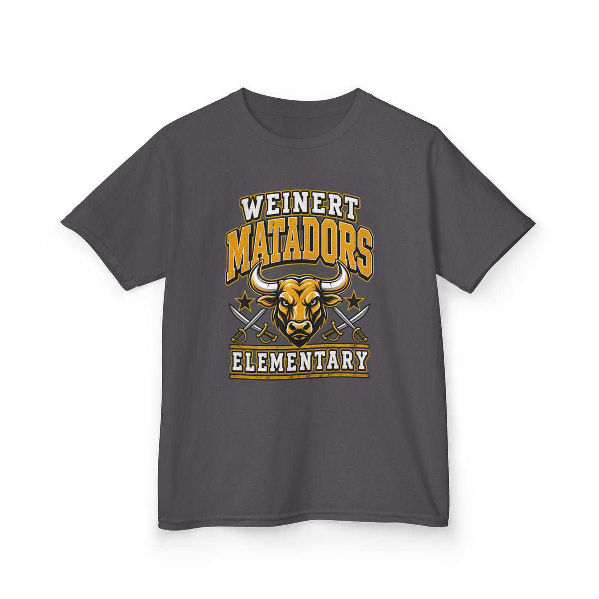 Weinert Matadors Elementary Kids T-Shirt — School Mascot Tee