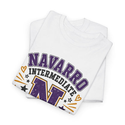 Navarro Intermediate Panthers T-Shirt — School Spirit Tee with 'N' Logo & Paw Prints