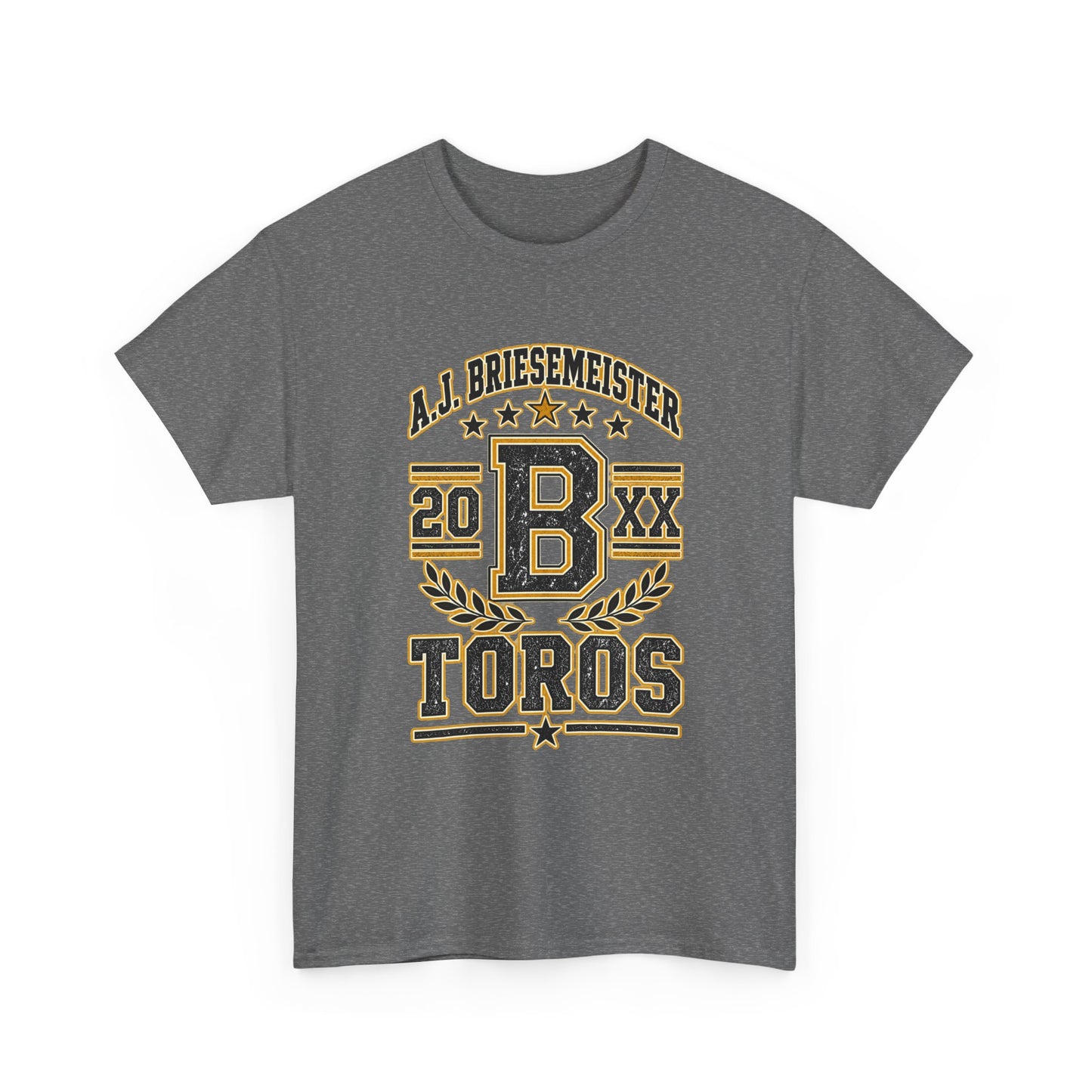 Toros Sports Crest Tee — A.J. Briesemeister Vintage Athletic Shirt