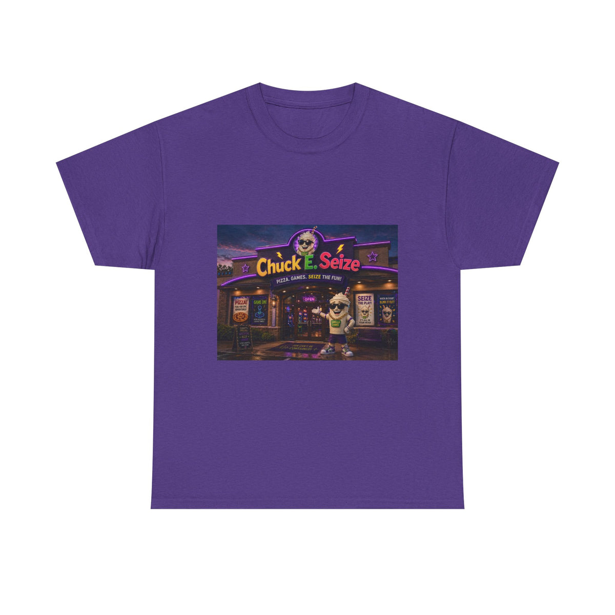 Chuck E. Seize Arcade Night T‑Shirt