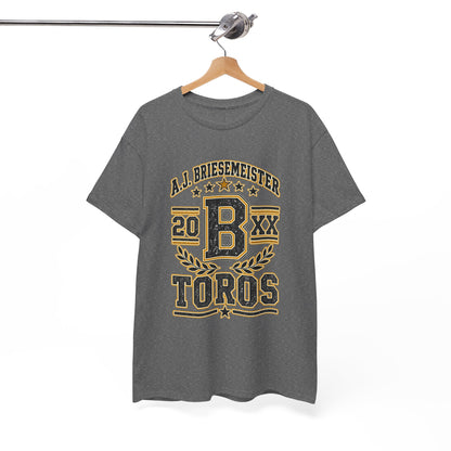Toros Sports Crest Tee — A.J. Briesemeister Vintage Athletic Shirt