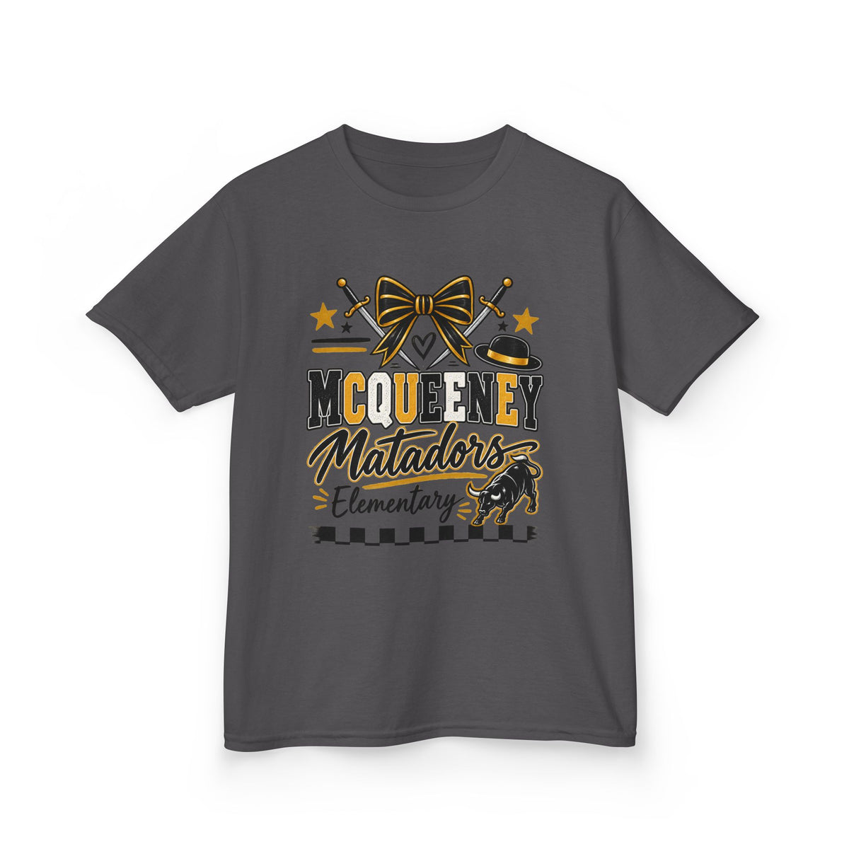 Kids Tee — McQueeny Matadors Elementary School Spirit Shirt