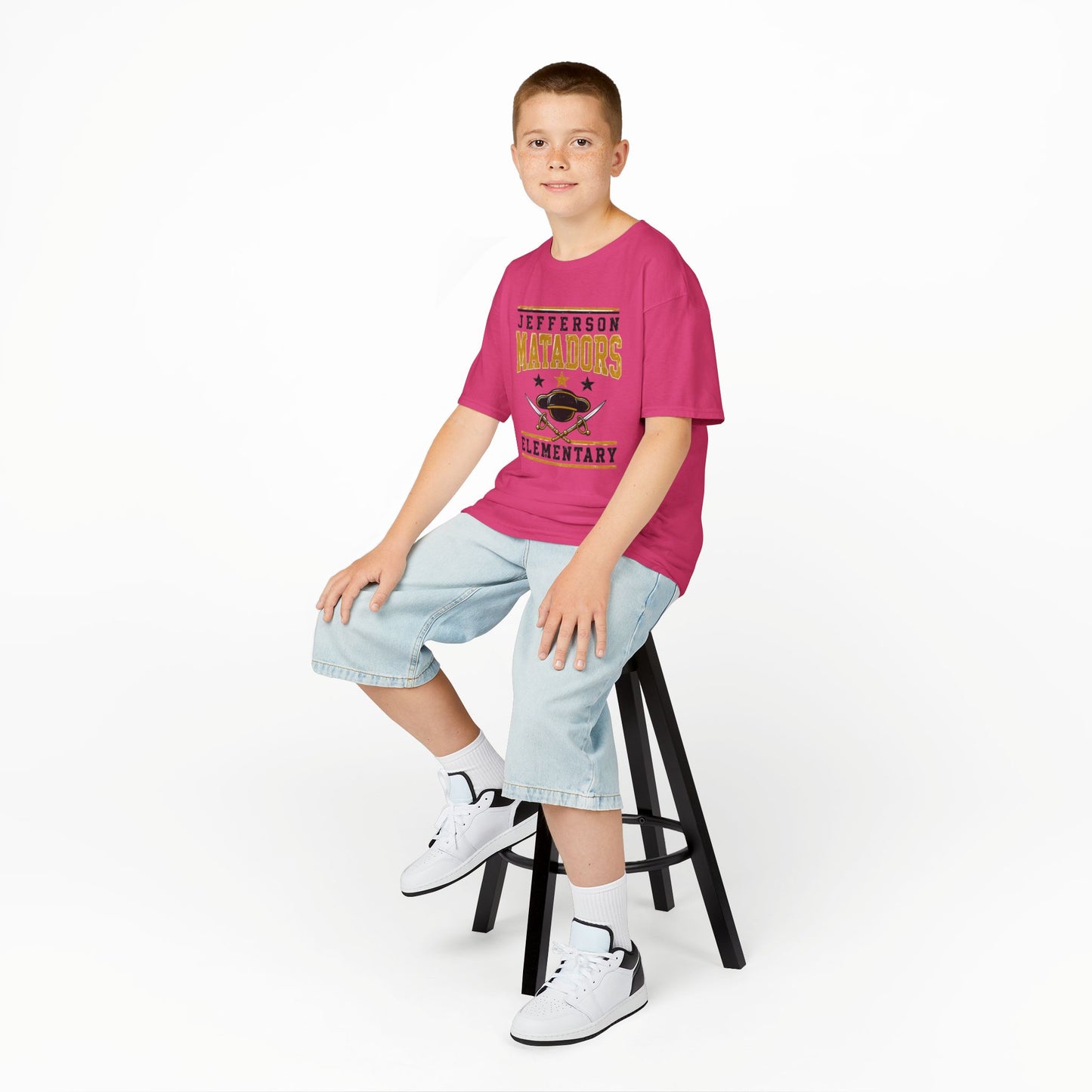 Jefferson Matadors Elementary Kids T-Shirt — School Spirit Tee