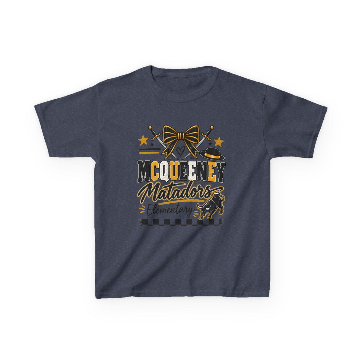 Kids Tee — McQueeny Matadors Elementary School Spirit Shirt