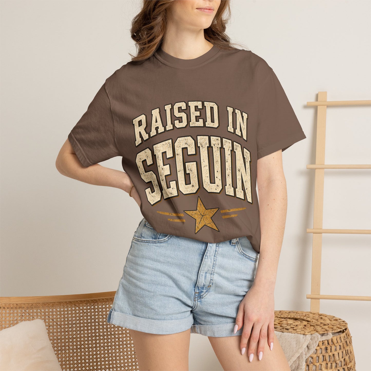 Raised in Seguin T-Shirt — Vintage Texas Pride Tee