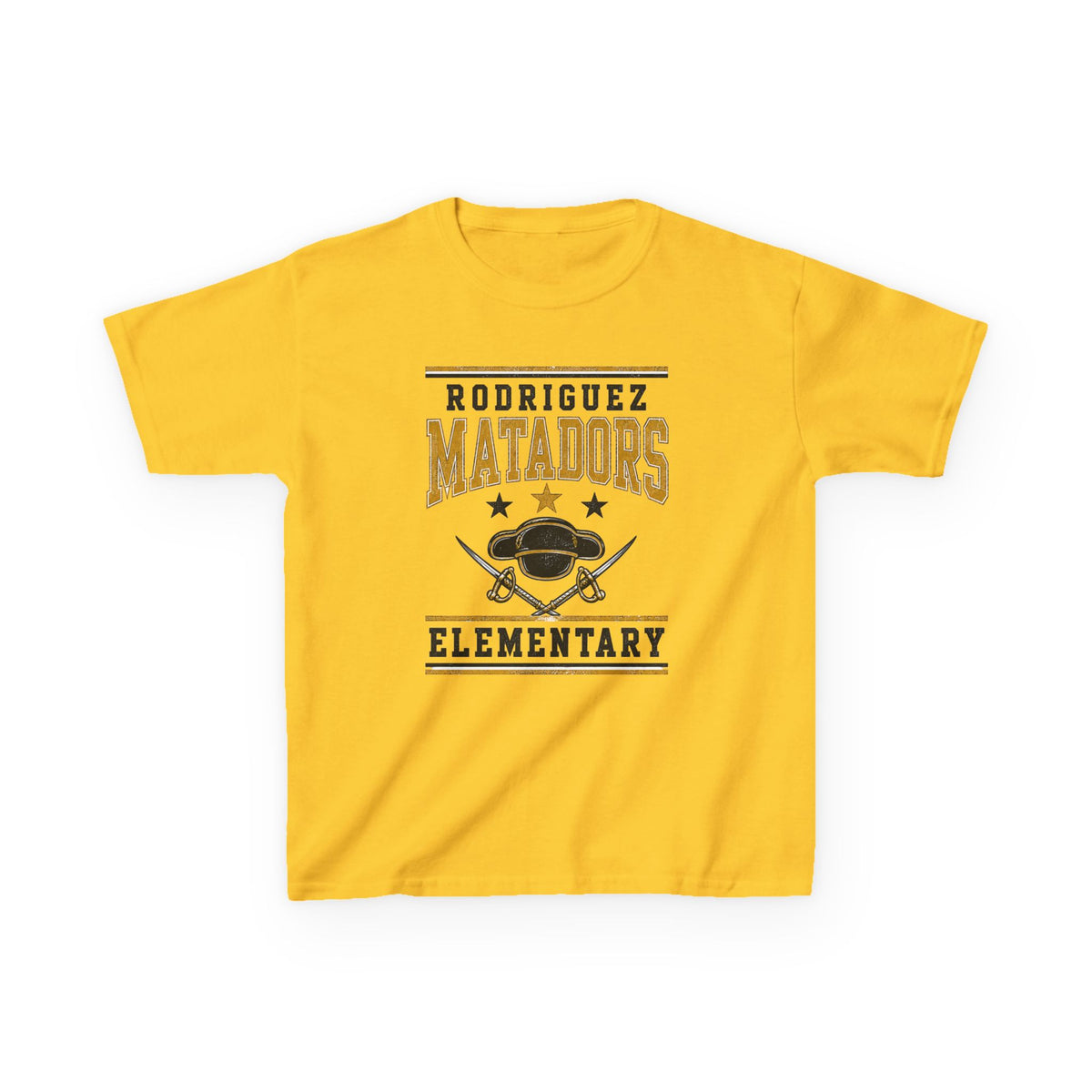 Rodriguez Matadors Elementary Kids T-Shirt — School Spirit Tee
