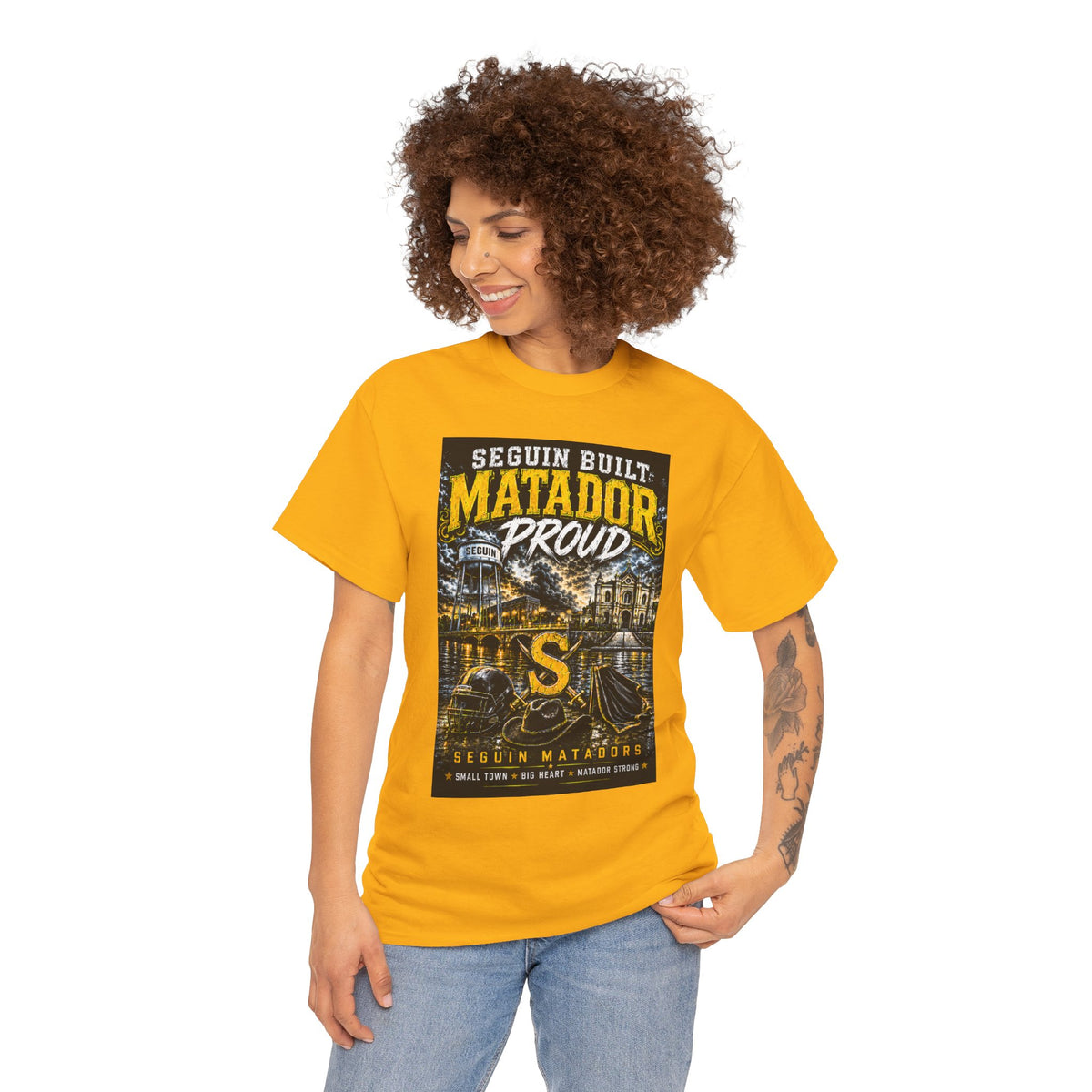 Matador Proud T‑Shirt — Seguin Built Community Tee