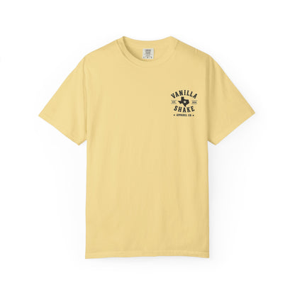 Mr. & Mrs. Shake Logo Unisex Garment-Dyed T-shirt