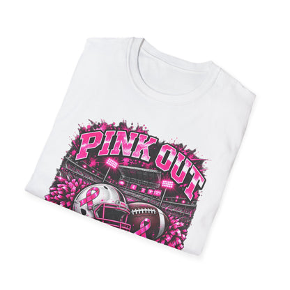 Pink Out Matadors Football T-Shirt — Breast Cancer Awareness Game Tee
