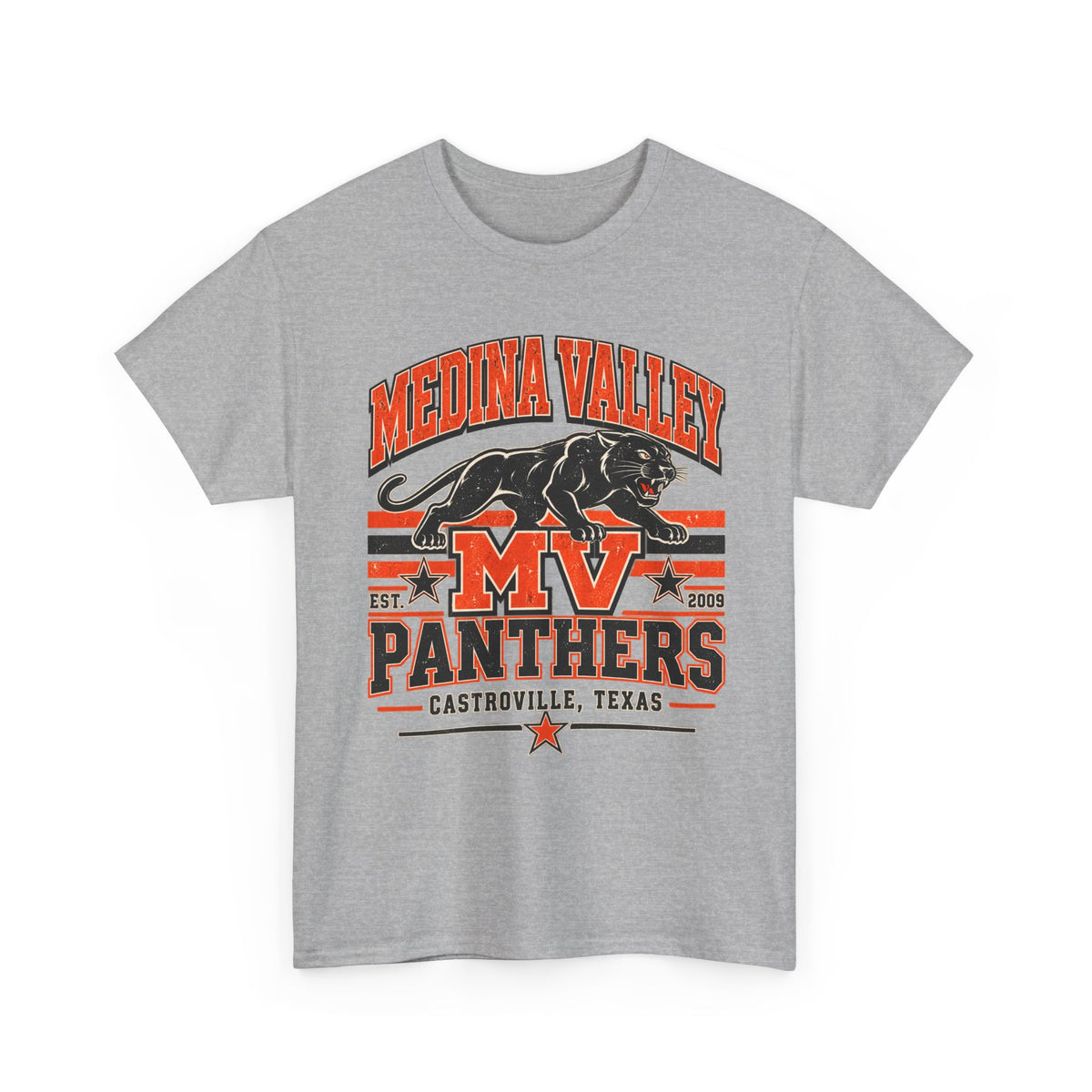 Medina Valley Panthers MV Castrovile Texas T-Shirt
