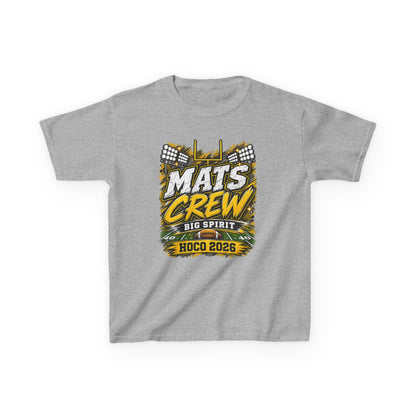 Kids Tee — "Mats Crew Big Spirit Hoco 2026" Football Crewneck