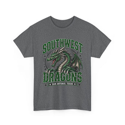 Southwest Dragons T-Shirt — San Antonio Texas Green Dragon Graphic Tee