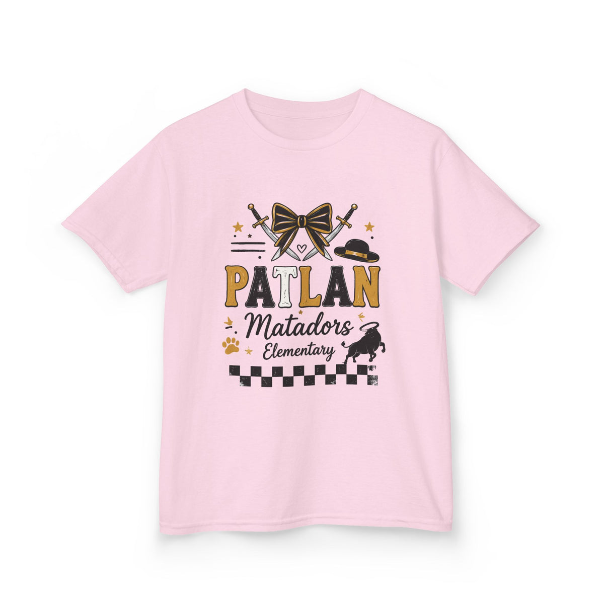 Patlan Matadors Elementary Kids T-Shirt — School Spirit Tee