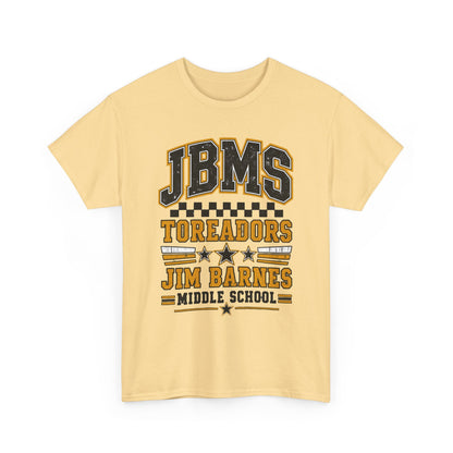 Jim Barnes Middle School Toreadors Tee — JBMS School Spirit T-Shirt
