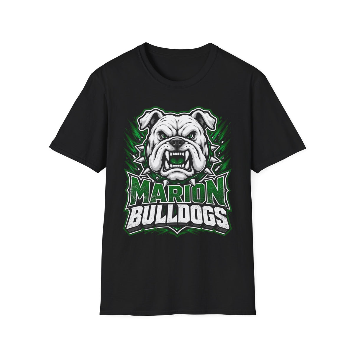 Bulldogs Mascot T-Shirt — Marion Bulldogs School Spirit Tee