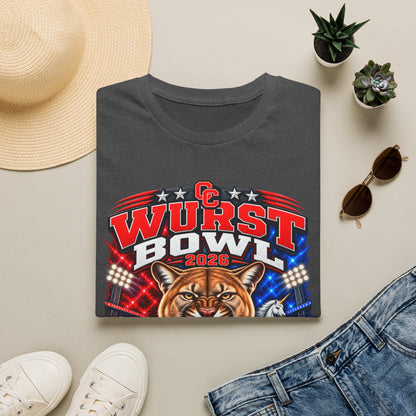 Wurst Bowl 2026 T-Shirt — Canyon Football Game Day Tee