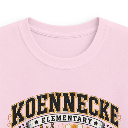 Kinder Crew Kids T‑Shirt — Kdennecke Elementary Kindergarten School Spirit Tee