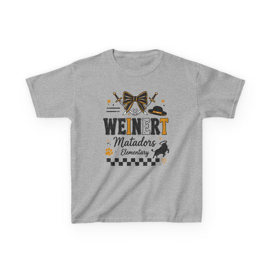 Matadors Elementary Kids T‑Shirt – 'Weinert' School Spirit Tee