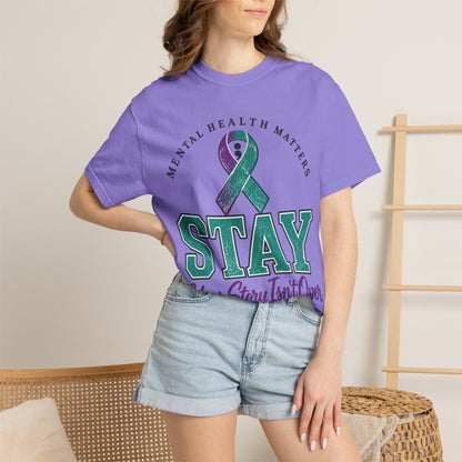 Mental Health Awareness 'Stay — Your Story Isn't Over' T-Shirt